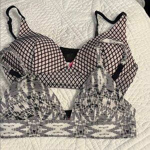 Stylish Women's Intimates Set - Black and Gray